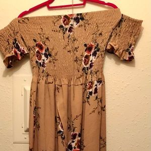 Summer tube top dress with arms